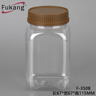 350毫升透明PET戶外用品包裝瓶 方形瓶
