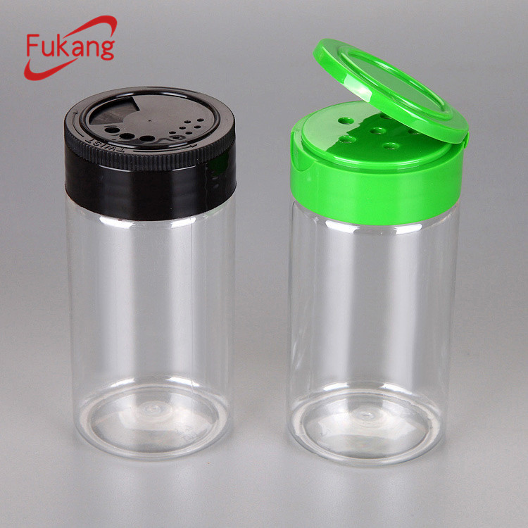 透明装饰香料瓶4OZ塑料PET盐罐香料罐
