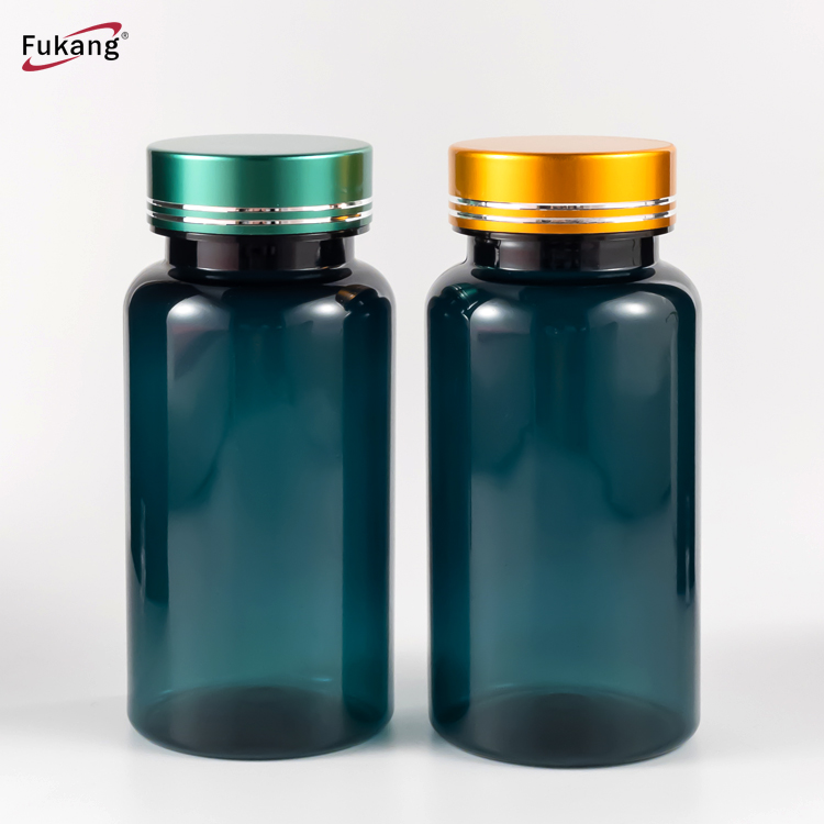 廠家直供150ml保健品瓶 透明綠pet瓶子 膠囊魚油包裝塑料瓶