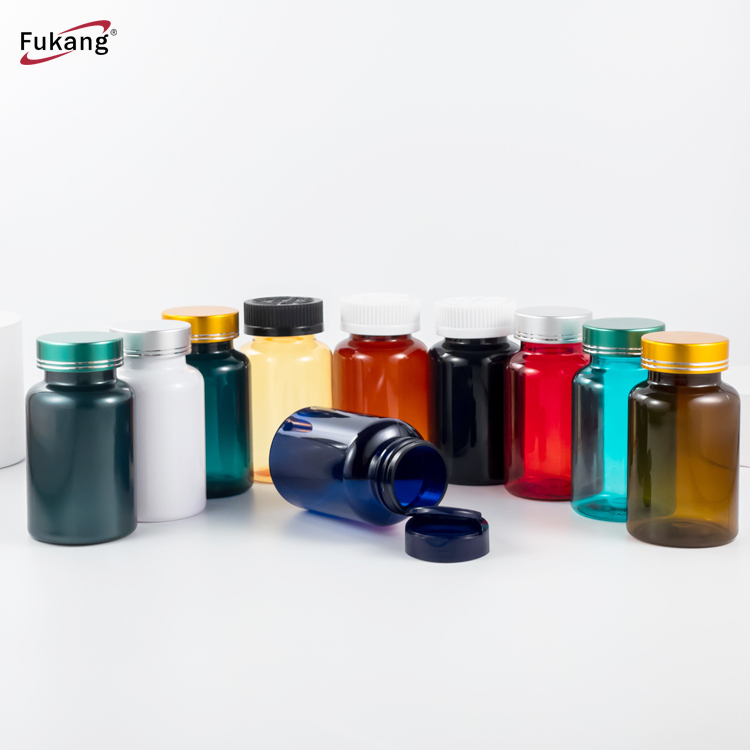 150ml胶囊瓶子 可定制各种颜色pet瓶 压片糖果包装瓶