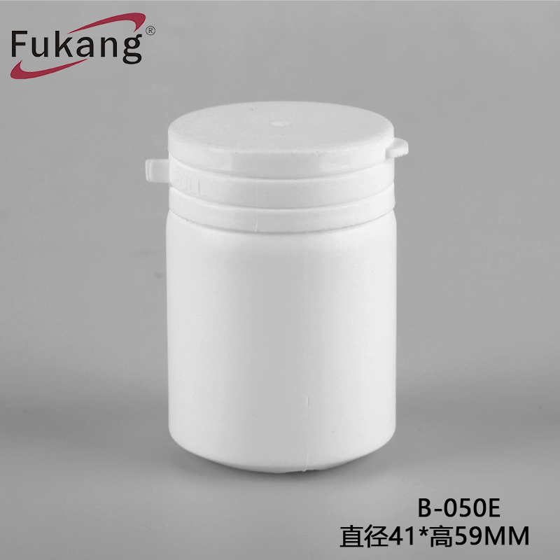 白色圆形150ml HDPE塑料圆形无气瓶