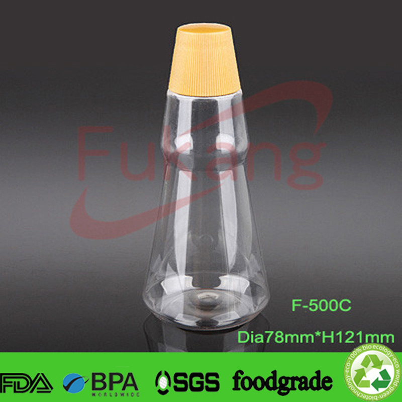 1000ml食用油塑料PET透明瓶，1L鸡汁瓶