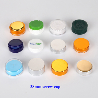 批发38毫米塑料翻转式顶盖和带有PET / HDPE罐子的儿童保护盖