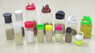 140ml PET塑料调味瓶（带摇床盖）
