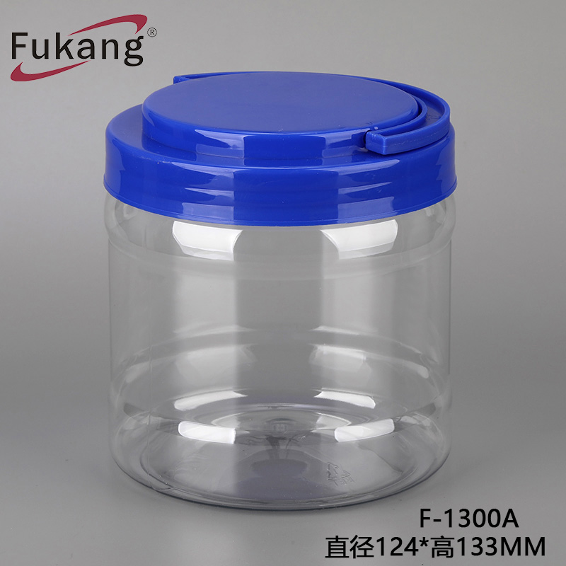 2000毫升圆形PET透明塑料 玩具/数据线包装瓶