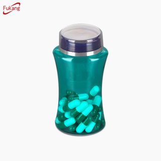 5盎司PET塑料营养补充瓶，PET葡萄籽提取物塑料胶囊瓶带螺旋盖